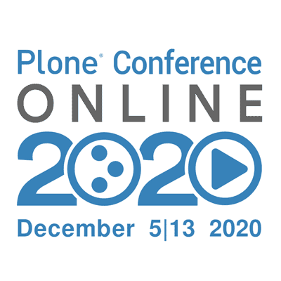 Plone Conf 2020 Logo with dates December 5|13
